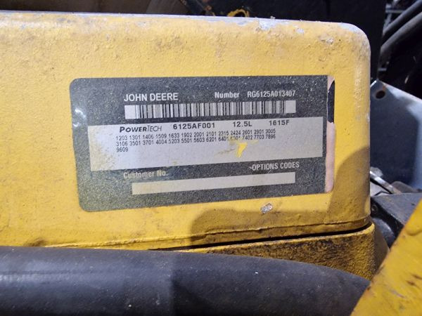 John Deere 6125AF001 Engine (Industrial) - Động cơ cho Máy móc công nghiệp: hình 2 John Deere 6125AF001 Engine (Industrial) - Động cơ cho Máy móc công nghiệp: hình 2