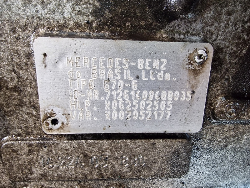 Mercedes Benz G70-6 Manual Gearbox - Hộp số: hình 2 Mercedes Benz G70-6 Manual Gearbox - Hộp số: hình 2