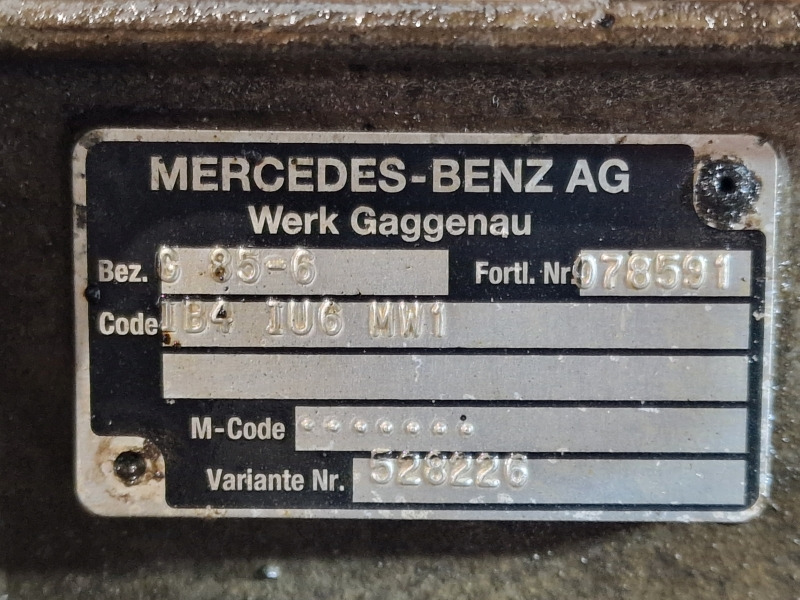 Mercedes Benz G85-6 Gearbox - Hộp số: hình 2 Mercedes Benz G85-6 Gearbox - Hộp số: hình 2