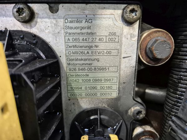 Mercedes Benz OM926LA.EEV/2-03 Econic Spec Engine (Truck) - Động cơ cho Xe tải: hình 2 Mercedes Benz OM926LA.EEV/2-03 Econic Spec Engine (Truck) - Động cơ cho Xe tải: hình 2