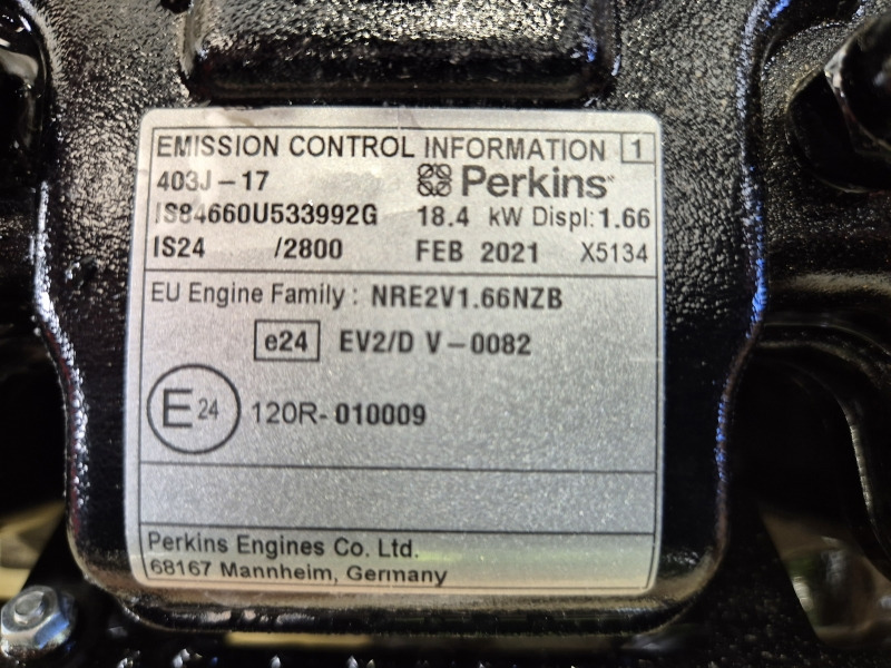 Perkins 403J-17 Engine (JCB Plant) - Động cơ cho Máy móc xây dựng: hình 2 Perkins 403J-17 Engine (JCB Plant) - Động cơ cho Máy móc xây dựng: hình 2