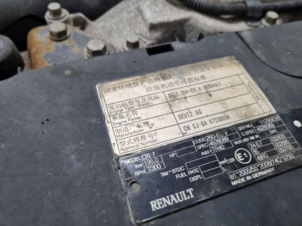 Renault DXI7 260-EUV Engine (Truck) - Động cơ cho Xe tải: hình 2 Renault DXI7 260-EUV Engine (Truck) - Động cơ cho Xe tải: hình 2