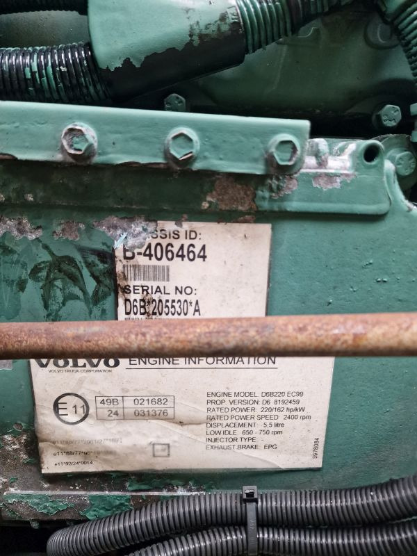 Volvo D6B220 EC09 Engine (Truck) - Động cơ cho Xe tải: hình 2 Volvo D6B220 EC09 Engine (Truck) - Động cơ cho Xe tải: hình 2
