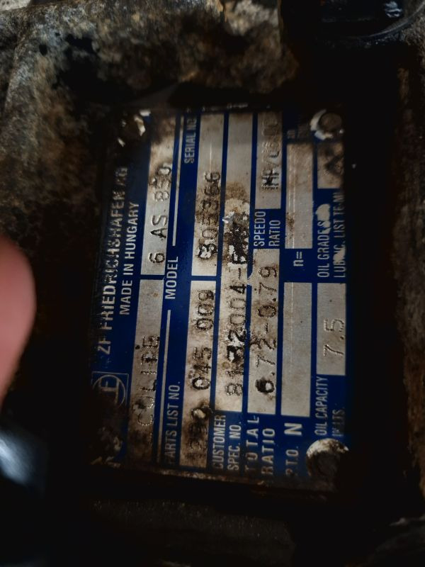 ZF 6AS850 MAN Gearbox - Hộp số: hình 2 ZF 6AS850 MAN Gearbox - Hộp số: hình 2