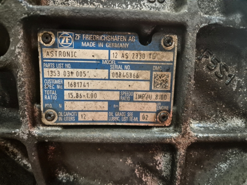 ZF Astronic 12AS2330TD Gearbox - Hộp số: hình 2 ZF Astronic 12AS2330TD Gearbox - Hộp số: hình 2