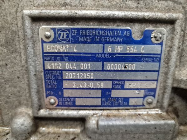 ZF Ecomat 4 6HP554C Gearbox - Hộp số: hình 2 ZF Ecomat 4 6HP554C Gearbox - Hộp số: hình 2