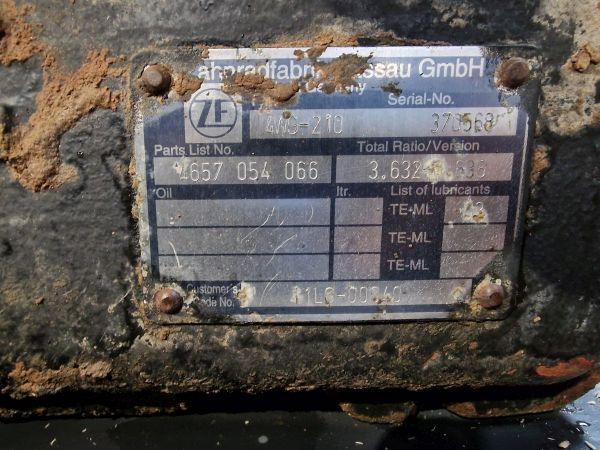 ZF Industrial/Hyundai 4WG-210 Gearbox - Hộp số: hình 2 ZF Industrial/Hyundai 4WG-210 Gearbox - Hộp số: hình 2