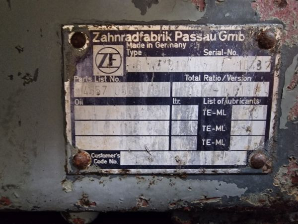 ZF Industrial/Hyundai 6WG-210 Transmission - Hộp số: hình 2 ZF Industrial/Hyundai 6WG-210 Transmission - Hộp số: hình 2