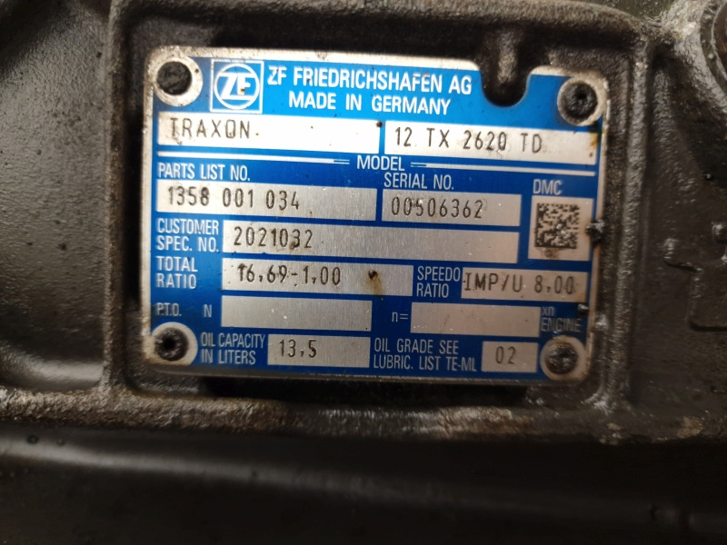 ZF Traxon 12TX2620TD DAF Spec Gearbox - Hộp số: hình 2 ZF Traxon 12TX2620TD DAF Spec Gearbox - Hộp số: hình 2