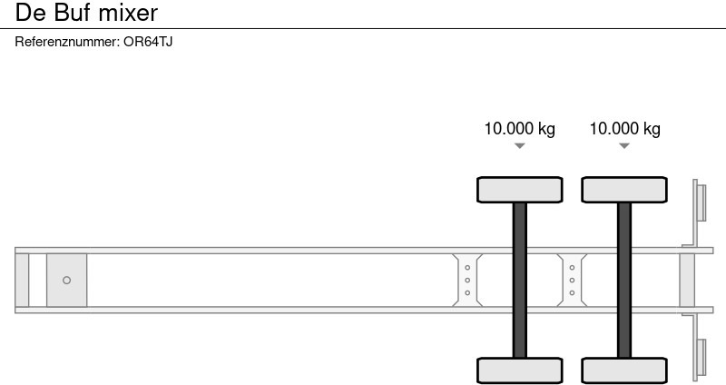 Sơ mi rơ moóc trộn bê tông De Buf mixer: hình 6 Sơ mi rơ moóc trộn bê tông De Buf mixer: hình 6
