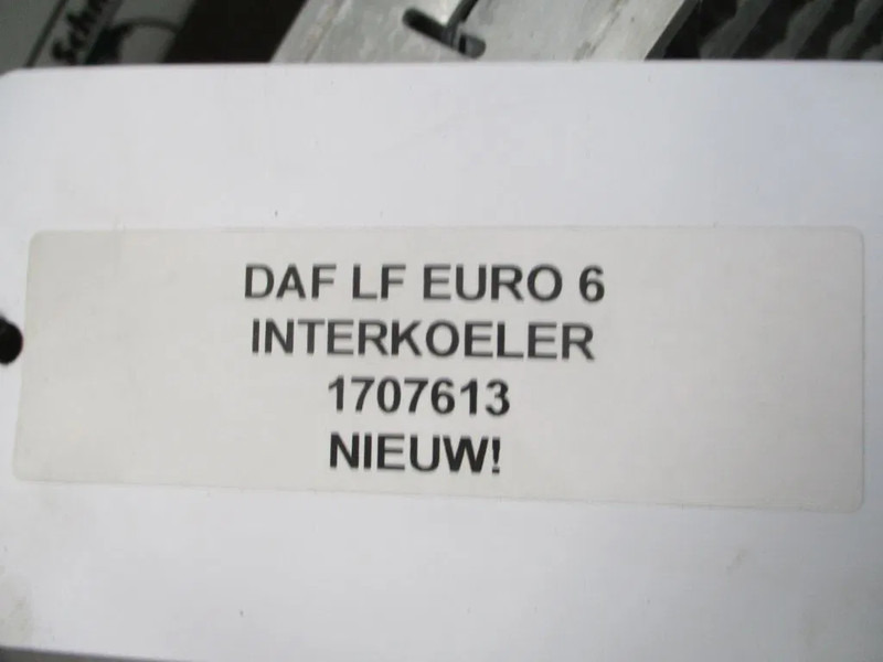 DAF 1707613 INTERKOELER DAF LF PX5 PX7 EURO 6 NIEUW! - Bộ làm mát liên hợp cho Xe tải: hình 2 DAF 1707613 INTERKOELER DAF LF PX5 PX7 EURO 6 NIEUW! - Bộ làm mát liên hợp cho Xe tải: hình 2