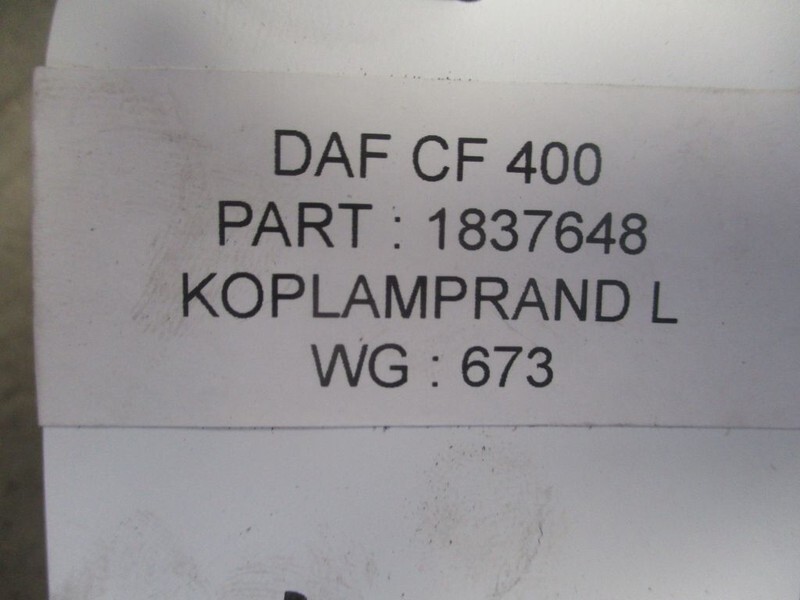 DAF 1837648 CF 400 Euro 6 links - Góc cản cho Xe tải: hình 2 DAF 1837648 CF 400 Euro 6 links - Góc cản cho Xe tải: hình 2