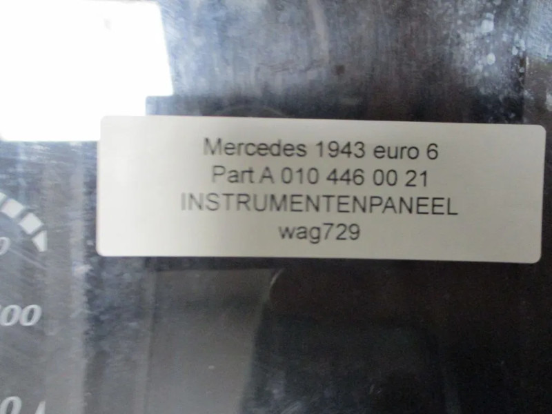 Mercedes-Benz A 010 446 00 21 INSTRUMENTENPANEEL MERCEDES ACTROS EURO 6 - Bảng điều khiển cho Xe tải: hình 4 Mercedes-Benz A 010 446 00 21 INSTRUMENTENPANEEL MERCEDES ACTROS EURO 6 - Bảng điều khiển cho Xe tải: hình 4