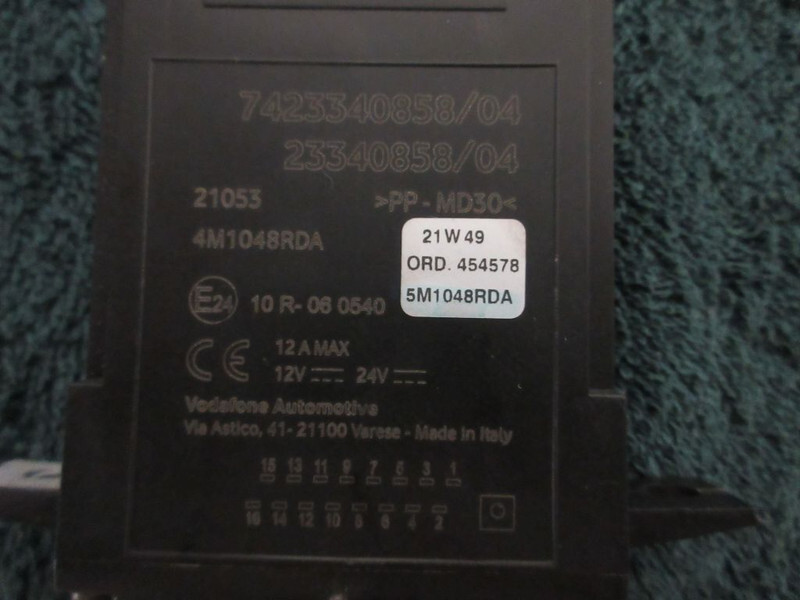 Renault 7423340850 REGELMODULATOR D210 EURO 6 MODEL 2022 - Linh kiện điện cho Xe tải: hình 2 Renault 7423340850 REGELMODULATOR D210 EURO 6 MODEL 2022 - Linh kiện điện cho Xe tải: hình 2