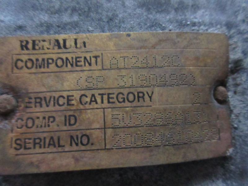 Renault AT 2412 C 3190492 TRANSMISSIE RENAULT AE 480 EURO 5 - Hộp số cho Xe tải: hình 5 Renault AT 2412 C 3190492 TRANSMISSIE RENAULT AE 480 EURO 5 - Hộp số cho Xe tải: hình 5
