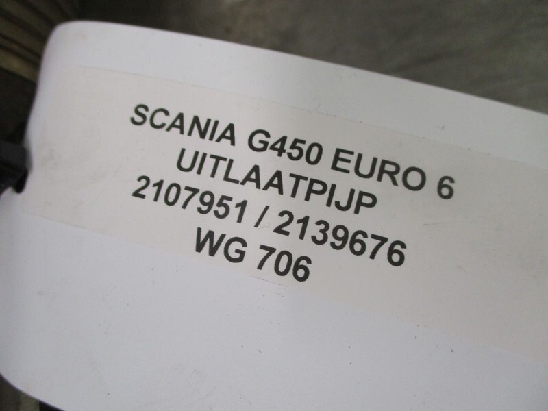 Scania G450 2107951 / 2139676 UITLAATPIJP EURO 6 - Hệ thống xả cho Xe tải: hình 2 Scania G450 2107951 / 2139676 UITLAATPIJP EURO 6 - Hệ thống xả cho Xe tải: hình 2