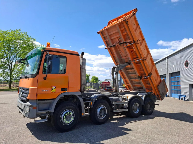 Mercedes-Benz Actros 4141 / 3SIDE MEILLER TIPPER / FULL-STEEL / DRUM BRAKES / ONLY:535937 KM / 2XSTEERING AXLE / AIRCO / AUTOMATIC / EURO-3 / - Xe ben: hình 1 Mercedes-Benz Actros 4141 / 3SIDE MEILLER TIPPER / FULL-STEEL / DRUM BRAKES / ONLY:535937 KM / 2XSTEERING AXLE / AIRCO / AUTOMATIC / EURO-3 / - Xe ben: hình 1