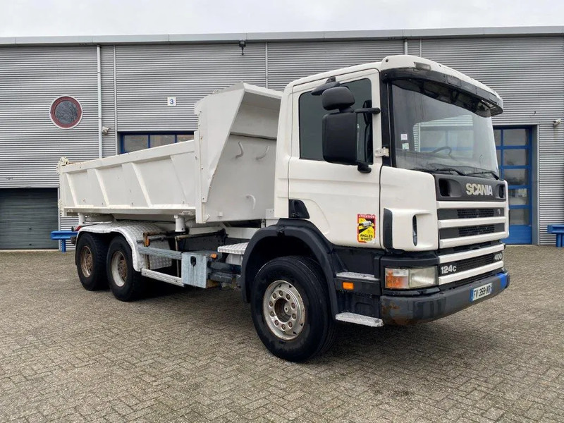 Scania 124-400 / 6X4 / RETARDER / BIG AXLE / FULL STEEL / 2SIDE TIPPER / OLD TACHO / AIRCO / MANUAL / EURO-2 / 2000 - Xe ben: hình 5 Scania 124-400 / 6X4 / RETARDER / BIG AXLE / FULL STEEL / 2SIDE TIPPER / OLD TACHO / AIRCO / MANUAL / EURO-2 / 2000 - Xe ben: hình 5