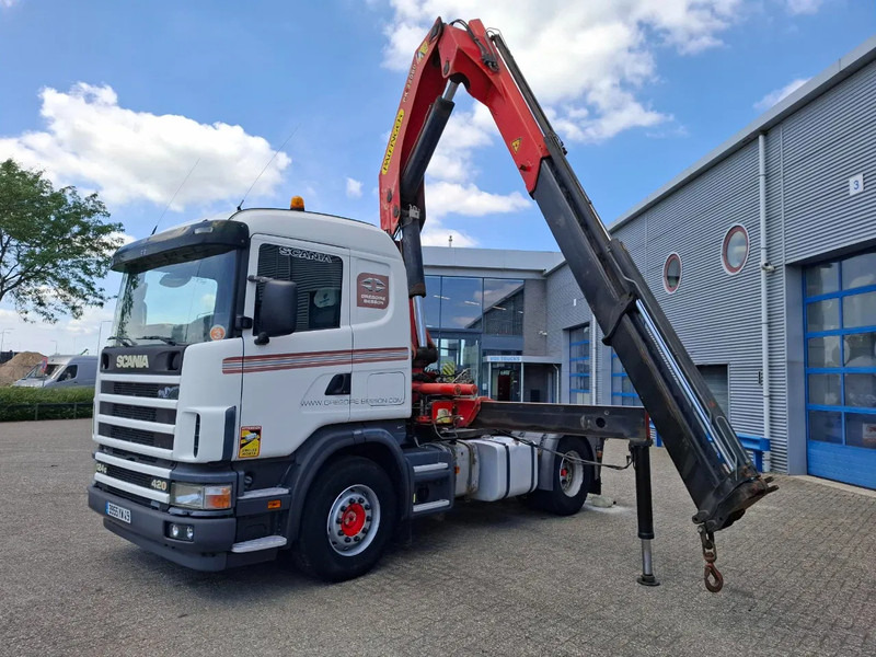 Scania 124G-420 / RETARDER / PALFINGER PK32080 / DOUBLE TANK / AIRCO / GOOD CONDITION / MANUAL / EURO-3 / 2004 - Xe cẩu tự hành: hình 1 Scania 124G-420 / RETARDER / PALFINGER PK32080 / DOUBLE TANK / AIRCO / GOOD CONDITION / MANUAL / EURO-3 / 2004 - Xe cẩu tự hành: hình 1