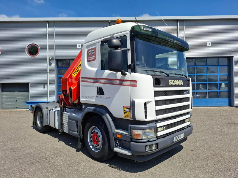 Scania 124G-420 / RETARDER / PALFINGER PK32080 / DOUBLE TANK / AIRCO / GOOD CONDITION / MANUAL / EURO-3 / 2004 - Xe cẩu tự hành: hình 4 Scania 124G-420 / RETARDER / PALFINGER PK32080 / DOUBLE TANK / AIRCO / GOOD CONDITION / MANUAL / EURO-3 / 2004 - Xe cẩu tự hành: hình 4