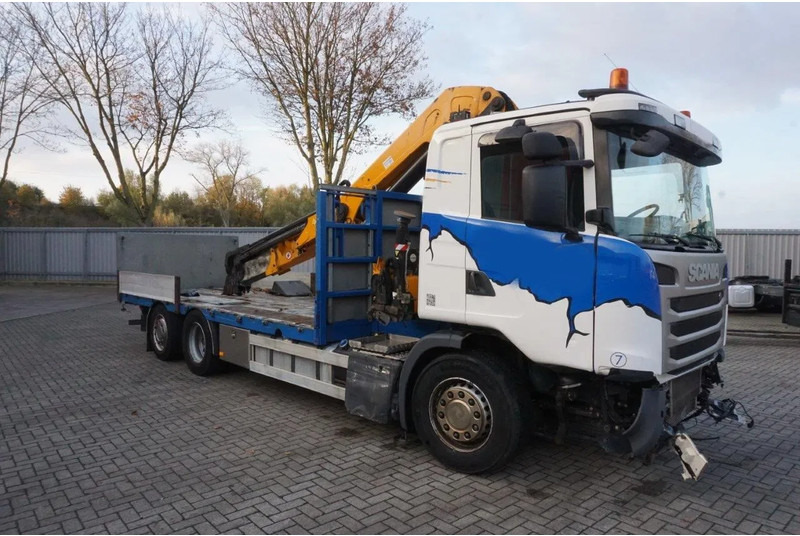 Scania G490 / ENGINE RUNNING / RETARDER / EFFER 255-5S CRANE REMOTE / PLATFORM / FULL-AIR / AUTOMATIC / EURO-6 / 2014 - Xe cẩu tự hành: hình 4 Scania G490 / ENGINE RUNNING / RETARDER / EFFER 255-5S CRANE REMOTE / PLATFORM / FULL-AIR / AUTOMATIC / EURO-6 / 2014 - Xe cẩu tự hành: hình 4