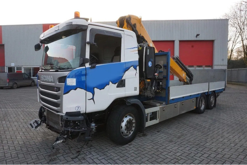 Scania G490 / ENGINE RUNNING / RETARDER / EFFER 255-5S CRANE REMOTE / PLATFORM / FULL-AIR / AUTOMATIC / EURO-6 / 2014 - Xe cẩu tự hành: hình 1 Scania G490 / ENGINE RUNNING / RETARDER / EFFER 255-5S CRANE REMOTE / PLATFORM / FULL-AIR / AUTOMATIC / EURO-6 / 2014 - Xe cẩu tự hành: hình 1
