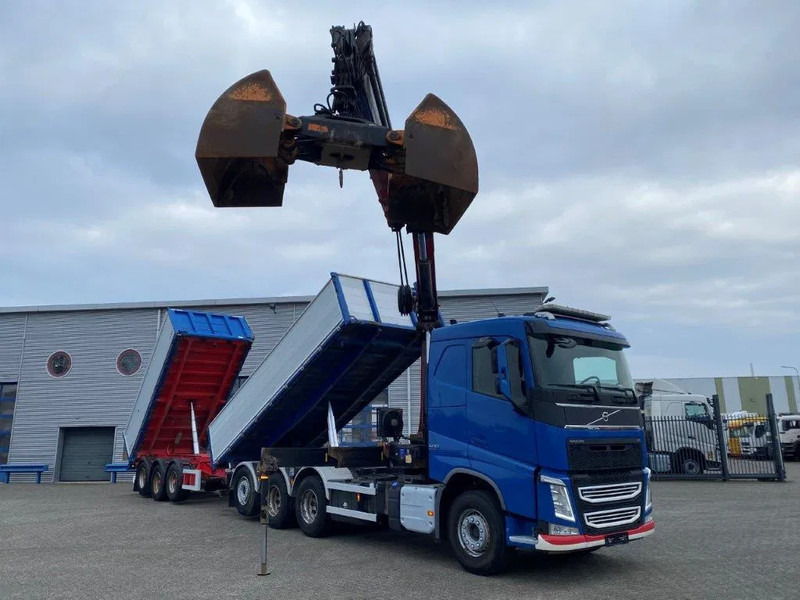 Volvo FH4-500 / HMF 3220K-RC / REMOTE / ROTATOR / 3SIDE TIPPER / DYNAMIC STEERING / ONLY:302623 KM / AUTOMATIC / EURO-6 / 2017 - Xe cẩu tự hành: hình 3 Volvo FH4-500 / HMF 3220K-RC / REMOTE / ROTATOR / 3SIDE TIPPER / DYNAMIC STEERING / ONLY:302623 KM / AUTOMATIC / EURO-6 / 2017 - Xe cẩu tự hành: hình 3