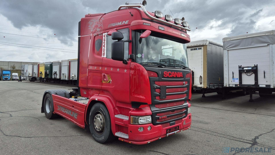 SCANIA R450 N320 HIGH LINE EURO 6 + HYDRAULIKA - Xe đầu kéo: hình 1 SCANIA R450 N320 HIGH LINE EURO 6 + HYDRAULIKA - Xe đầu kéo: hình 1