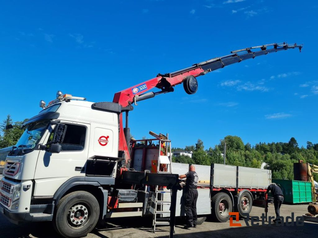 2014 mod. VOLVO FM 500 TRIDEM KRANBIL - Xe tải thùng lửng/ Phẳng, Xe cẩu tự hành: hình 1 2014 mod. VOLVO FM 500 TRIDEM KRANBIL - Xe tải thùng lửng/ Phẳng, Xe cẩu tự hành: hình 1