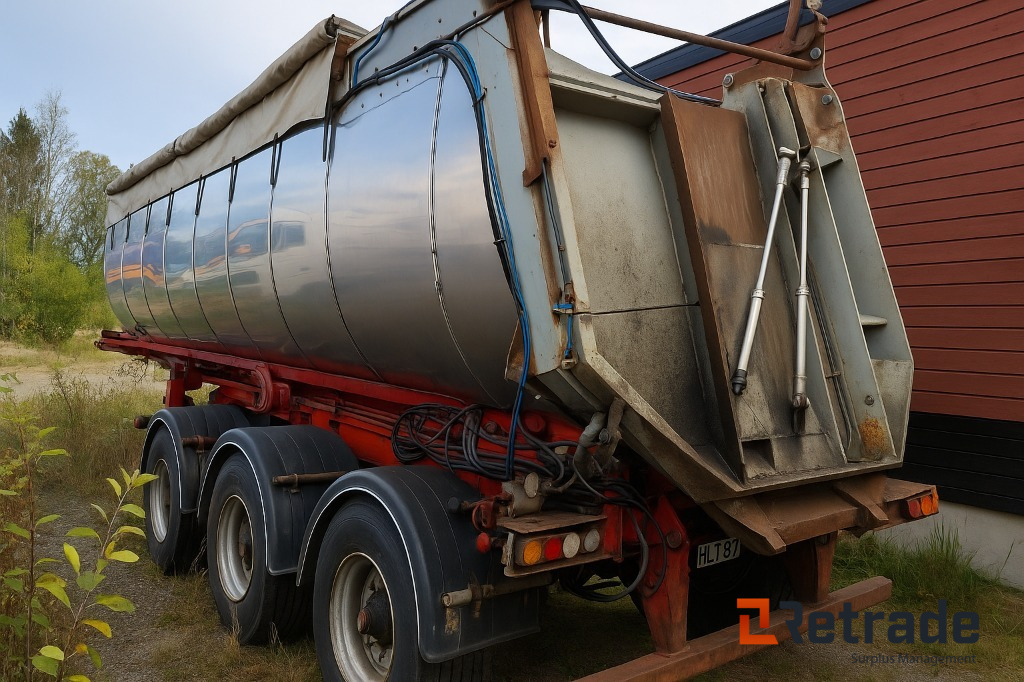 Asfalt- Semi komplett -Nor Slep 1998 - Sơ mi rơ moóc ben: hình 1 Asfalt- Semi komplett -Nor Slep 1998 - Sơ mi rơ moóc ben: hình 1