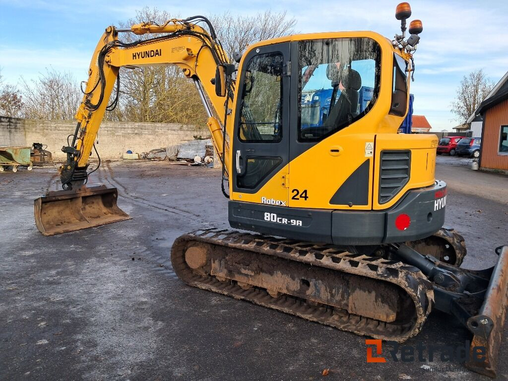 Gravemaskine Hyundai Robex 80 Cr 9A inkl. Sortergrab, tilt skovl og 3 skovle - Máy xúc bánh xích: hình 2 Gravemaskine Hyundai Robex 80 Cr 9A inkl. Sortergrab, tilt skovl og 3 skovle - Máy xúc bánh xích: hình 2