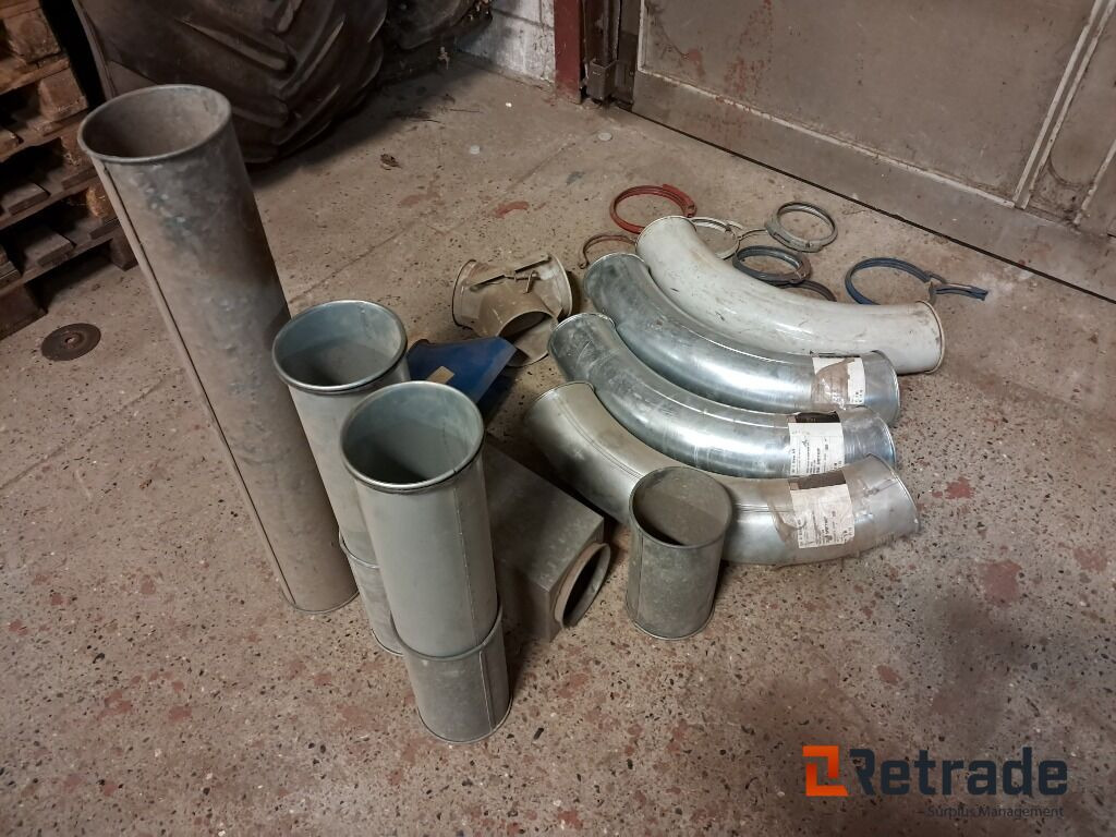 Lot med rør til Korntransport Kongskilde Ø160mm - Trang thiết bị hậu thu hóa cạch: hình 3 Lot med rør til Korntransport Kongskilde Ø160mm - Trang thiết bị hậu thu hóa cạch: hình 3