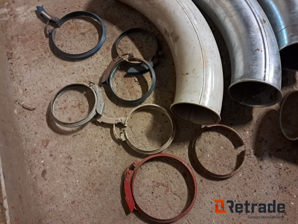 Lot med rør til Korntransport Kongskilde Ø160mm - Trang thiết bị hậu thu hóa cạch: hình 5 Lot med rør til Korntransport Kongskilde Ø160mm - Trang thiết bị hậu thu hóa cạch: hình 5