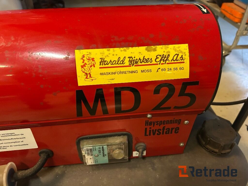 Diesel varmer fra Dantherm MD 25 - Máy móc công nghiệp: hình 4 Diesel varmer fra Dantherm MD 25 - Máy móc công nghiệp: hình 4