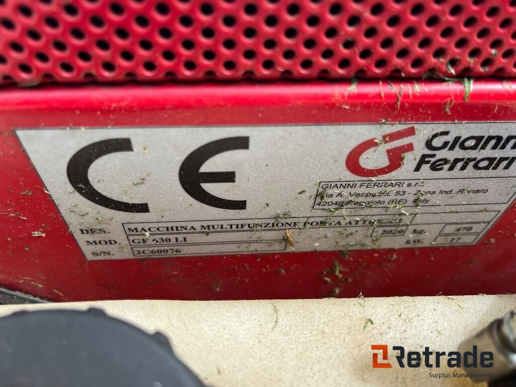 Plæne- og parkmaskiner GINNI FERRARI GF 630 I.I Plænetraktor - Máy móc nông nghiệp: hình 5 Plæne- og parkmaskiner GINNI FERRARI GF 630 I.I Plænetraktor - Máy móc nông nghiệp: hình 5