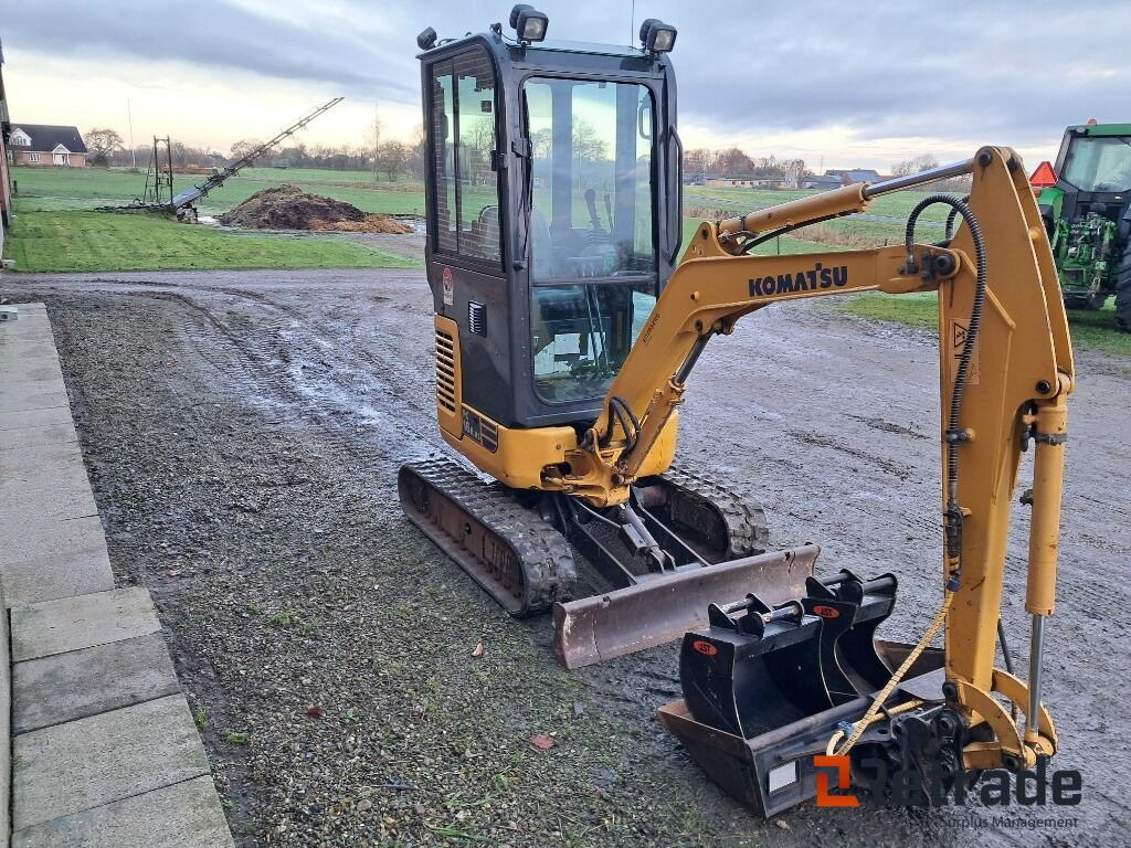 Minigraver Komatsu PC16R-3HS Lavt timetal! - Máy xúc mini: hình 3 Minigraver Komatsu PC16R-3HS Lavt timetal! - Máy xúc mini: hình 3