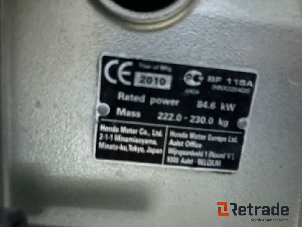 2010 Båt motor Honda 115 hk Four Stroke - Phụ tùng cho Máy móc khác: hình 5 2010 Båt motor Honda 115 hk Four Stroke - Phụ tùng cho Máy móc khác: hình 5