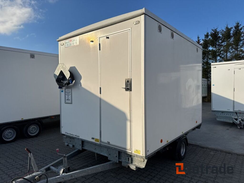 Scan vogn 1400 kontorvogn med toilet (A0023311) - Container xây dựng, Rơ moóc: hình 1 Scan vogn 1400 kontorvogn med toilet (A0023311) - Container xây dựng, Rơ moóc: hình 1