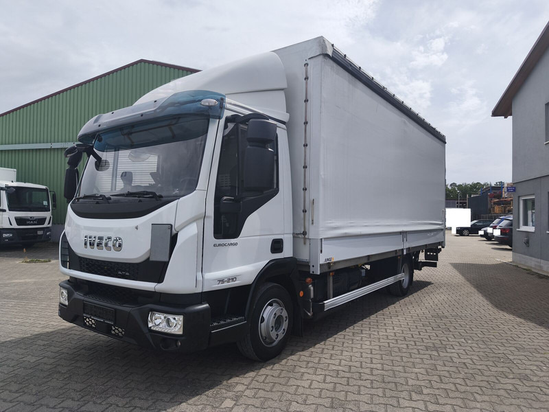 Xe tải thùng mui bạt Iveco Eurocargo 75-210 Plane 3-Sitzer 4x2 Euro 6 LBW (20): hình 1