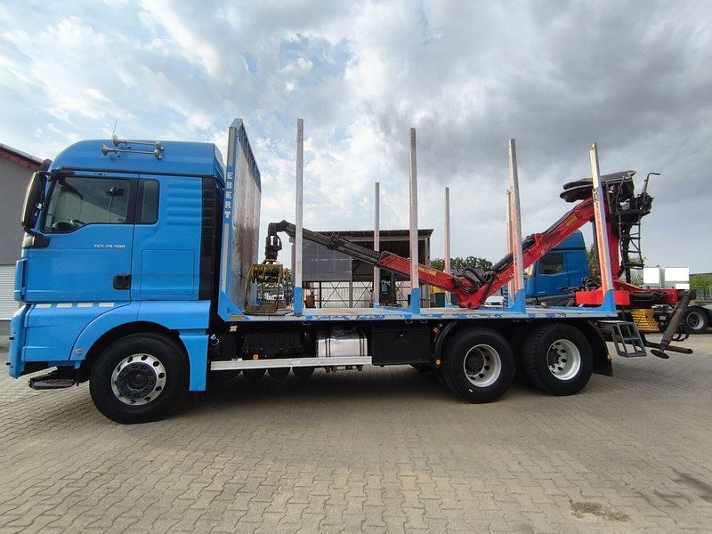MAN TGX 26.500 Holz-LKW Euro6 6x4 Holztransporter m Palfinger (16) - Xe chở gỗ, Xe cẩu tự hành: hình 5 MAN TGX 26.500 Holz-LKW Euro6 6x4 Holztransporter m Palfinger (16) - Xe chở gỗ, Xe cẩu tự hành: hình 5