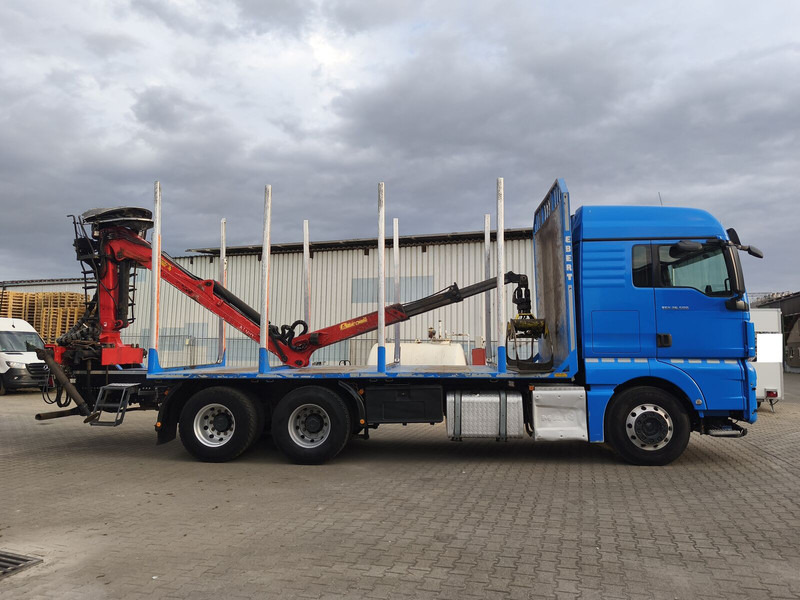 MAN TGX 26.500 Holz-LKW Euro6 6x4 Holztransporter m Palfinger (16) - Xe chở gỗ, Xe cẩu tự hành: hình 4 MAN TGX 26.500 Holz-LKW Euro6 6x4 Holztransporter m Palfinger (16) - Xe chở gỗ, Xe cẩu tự hành: hình 4
