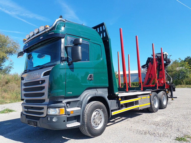 Scania R490 6x4 Euro 6 Kurzholz Palfinger AHK (2) - Xe chở gỗ, Xe cẩu tự hành: hình 1 Scania R490 6x4 Euro 6 Kurzholz Palfinger AHK (2) - Xe chở gỗ, Xe cẩu tự hành: hình 1