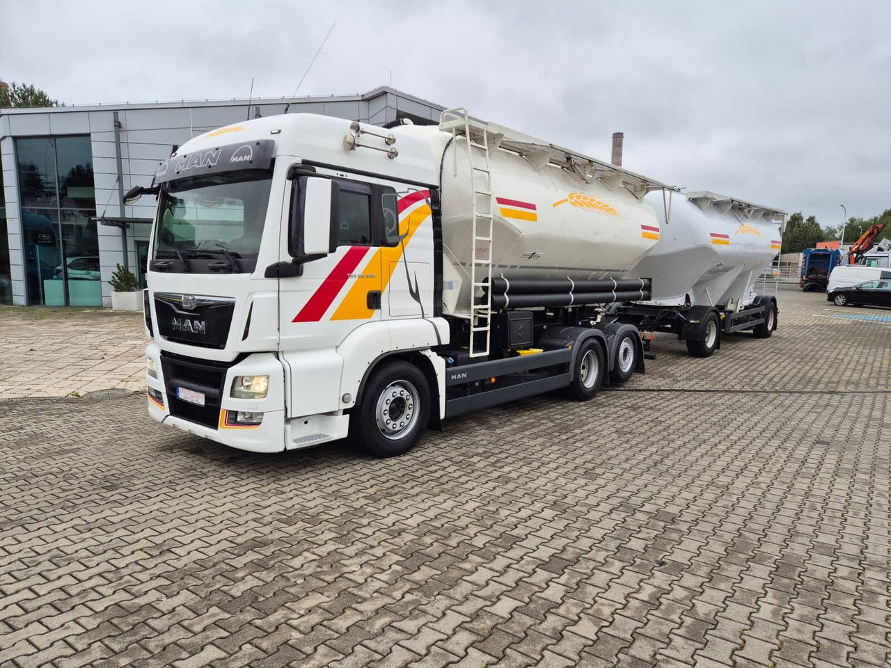 MAN TGS 26.480 Spritzer / 1 Owner /for transporting bulk materials - Xe tải: hình 2 MAN TGS 26.480 Spritzer / 1 Owner /for transporting bulk materials - Xe tải: hình 2