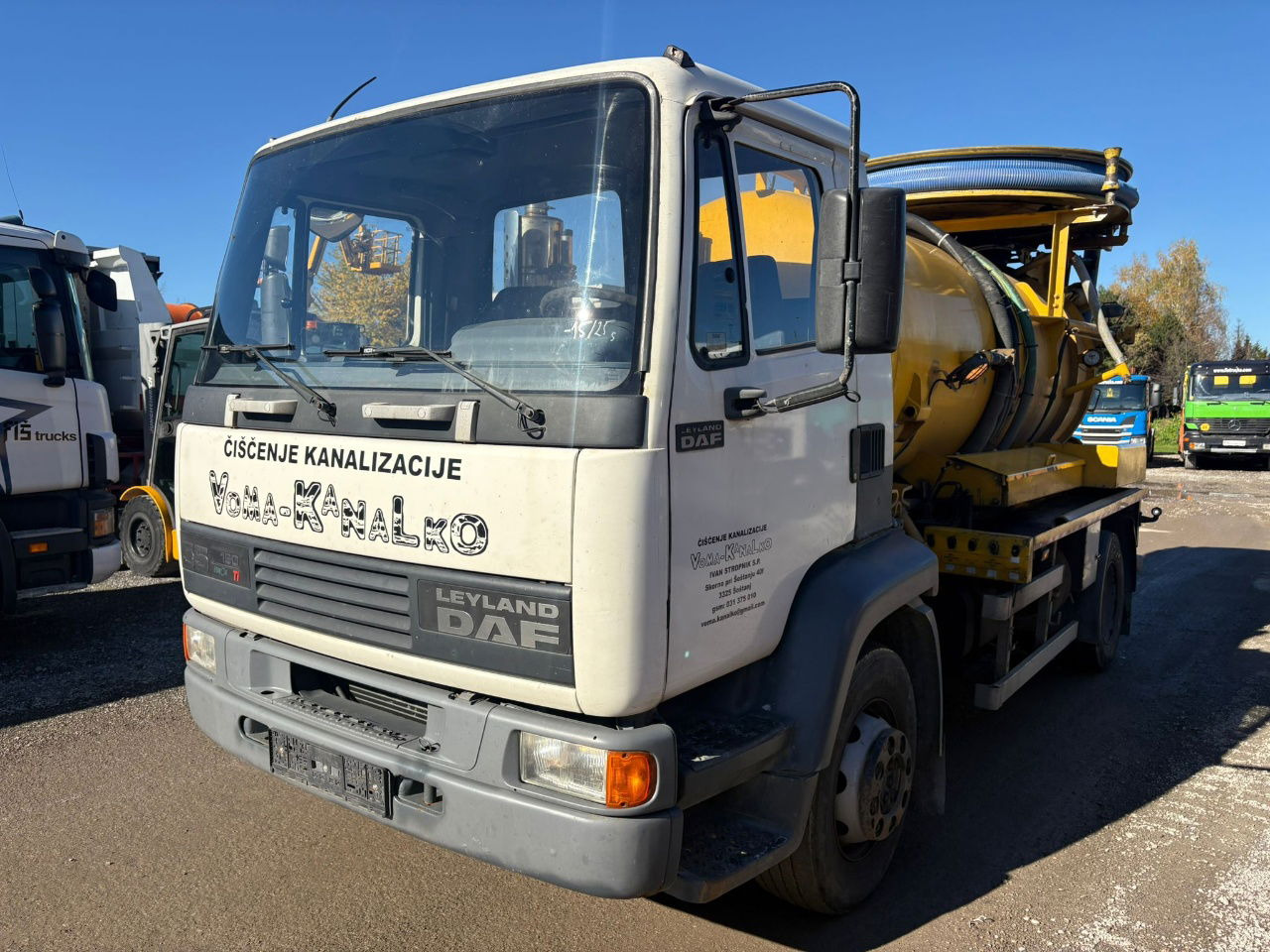 DAF AE55 4x2 vacuum + pressure truck - 8000 liters - Xe tải chân không: hình 1 DAF AE55 4x2 vacuum + pressure truck - 8000 liters - Xe tải chân không: hình 1