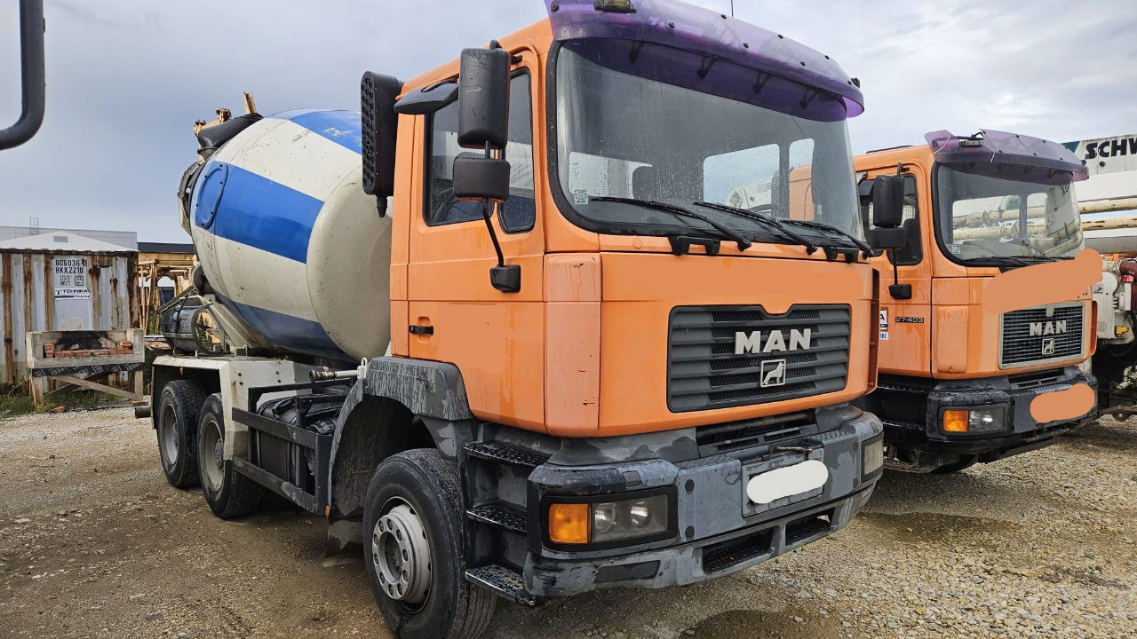 MAN FE 410A 8x4 mixer - 7m3 - euro 3 - Xe trộn bê tông: hình 2 MAN FE 410A 8x4 mixer - 7m3 - euro 3 - Xe trộn bê tông: hình 2