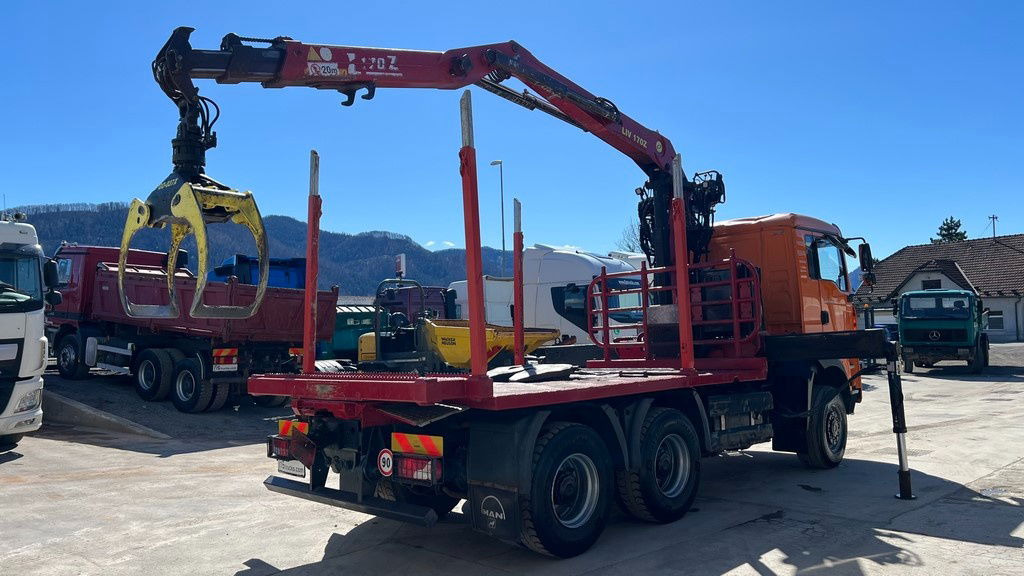 Xe chở gỗ MAN TGA 33.480 6x6 forest truck - Complete Spring - LIV 170 Z + scissors: hình 15