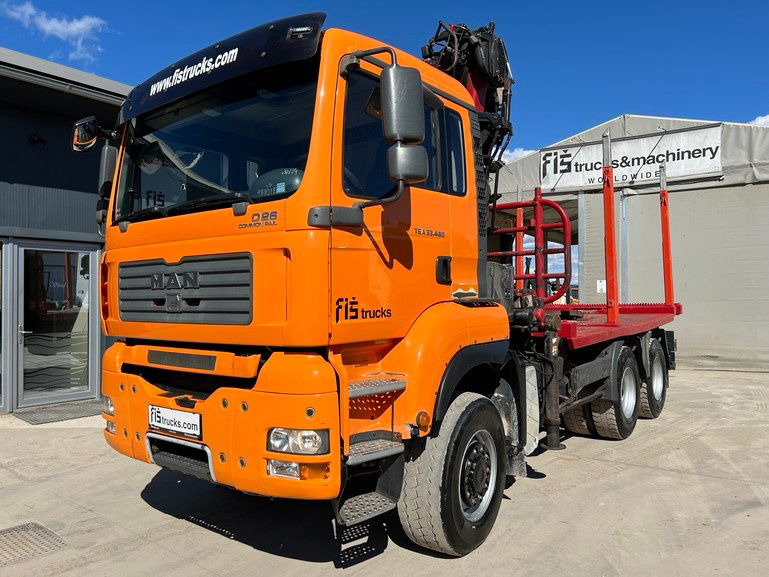 MAN TGA 33.480 6x6 forest truck - Complete Spring - LIV 170 Z + scissors - Xe chở gỗ: hình 1 MAN TGA 33.480 6x6 forest truck - Complete Spring - LIV 170 Z + scissors - Xe chở gỗ: hình 1