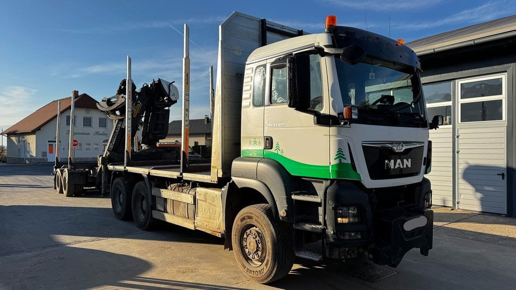 MAN TGA 33.480 6x6 forest truck - Epsilon M12Z + scissors + Trailer Gsodam - Xe chở gỗ, Xe cẩu tự hành: hình 3 MAN TGA 33.480 6x6 forest truck - Epsilon M12Z + scissors + Trailer Gsodam - Xe chở gỗ, Xe cẩu tự hành: hình 3
