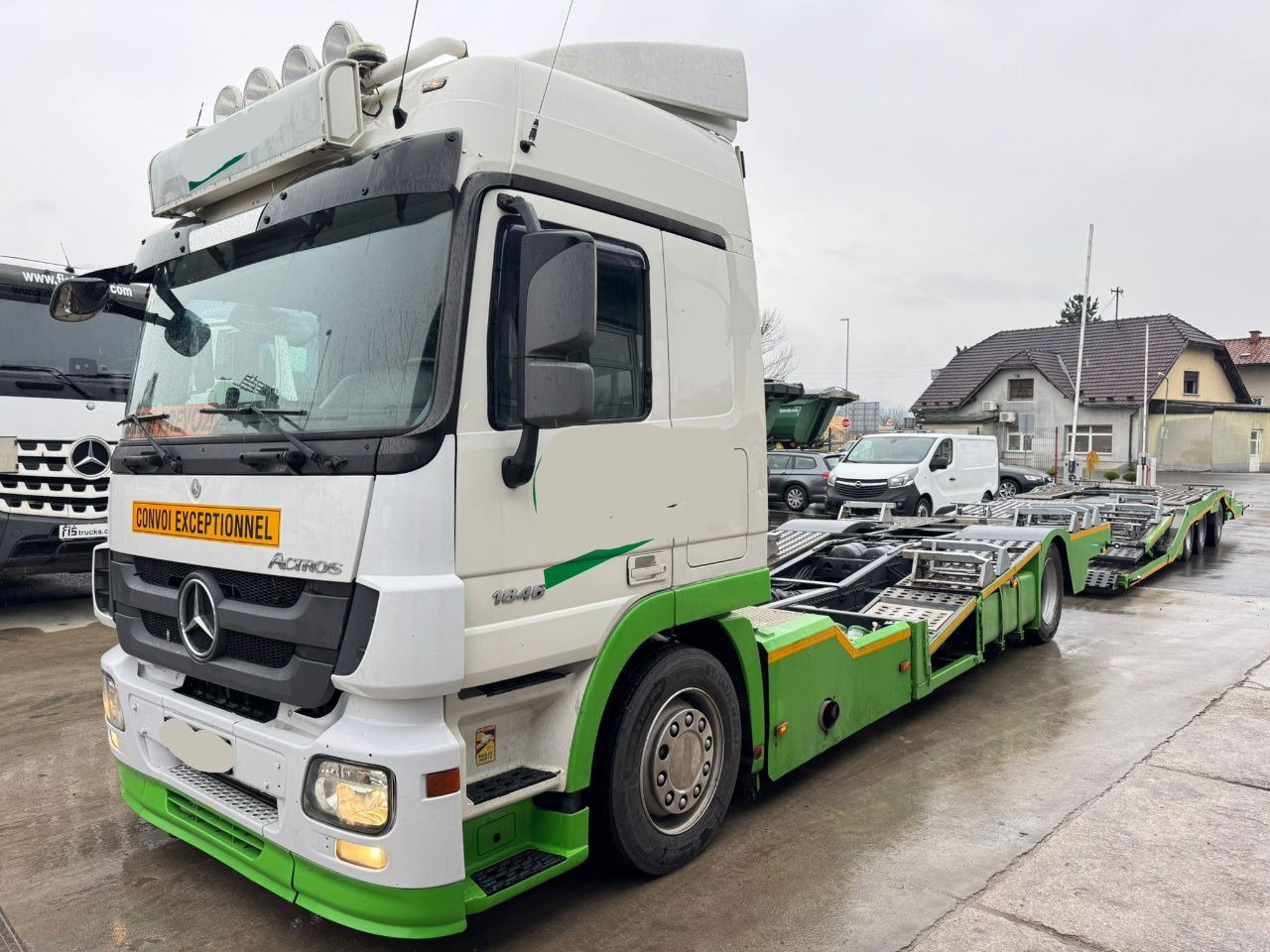 Mercedes-Benz Actros 1846 4x2 LKW transporter + Boerner trailer - Xe tải chuyên chở tự động: hình 1 Mercedes-Benz Actros 1846 4x2 LKW transporter + Boerner trailer - Xe tải chuyên chở tự động: hình 1