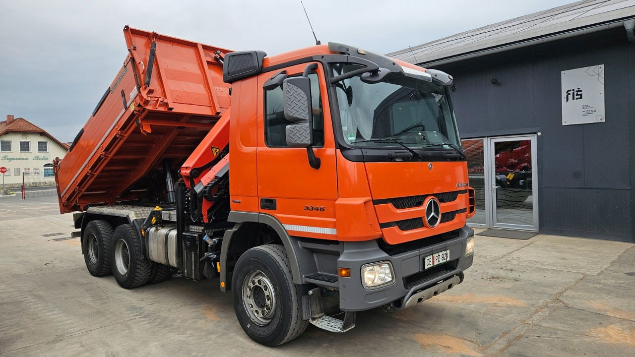 Mercedes-Benz Actros 3346 K palfinger PK 18002 - bordmatic - meiller tipper - EPS 3 pedals - Xe ben: hình 4 Mercedes-Benz Actros 3346 K palfinger PK 18002 - bordmatic - meiller tipper - EPS 3 pedals - Xe ben: hình 4